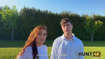 HUNT4K. Pond Cheating. Hot sex with Suzie Sparklez