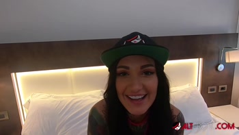 Sascha Ink's Tattooed Temptation: Deep Throating Her Lover