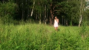 Ksenya's Forest Frolic: A Seductive Solo Adventure
