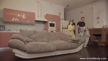 Nerdy Teen (18+) Seduction: Baby Mamby's Hot Brunette Encounter