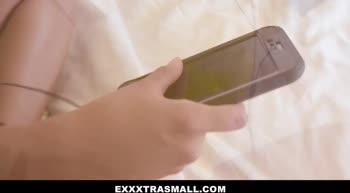 ExxxtraSmall - Tiny Black Teen (18+) Rides Her Big White Cock Boyfriend
