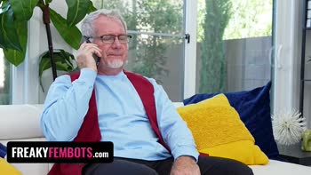 Coco Lovelock's Kinky Teen (18+) Seduction: Old Stud Tames the Robot Babe