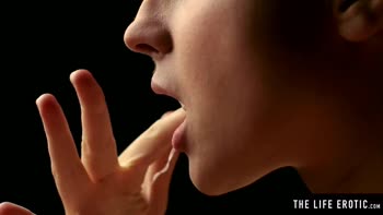 Melena A's Sizzling Solo: Chewing Gum, High Heels & Perfect Masturbation