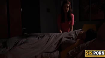 Step Brother's Morning Affair with Tattooed Teen (18+) Sis