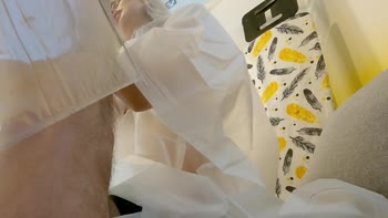 Tattooed Teen (18+)'s POV Handjob Tease: Ignoring Big Cock for Precum