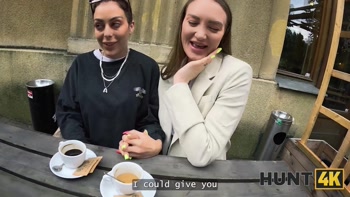 HUNT4K. Jealous girlfriend never saw her fucking ANAL!
