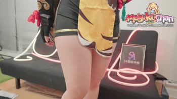 MasukuChan's Squirting Orgasm: Genshin Cosplay POV 60FPS