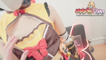 MasukuChan's Squirting Orgasm: Genshin Cosplay POV 60FPS
