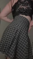 Sonnnyk's Hot Blonde Goddess Shakes it in Mini Skirt