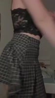 Sonnnyk's Hot Blonde Goddess Shakes it in Mini Skirt