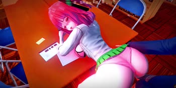 O_skailer_O - Miku Nakano's Seductive School Scene