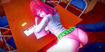 O_skailer_O - Miku Nakano's Seductive School Scene