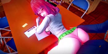 O_skailer_O - Miku Nakano's Seductive School Scene