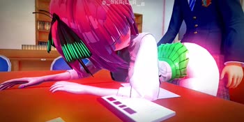 O_skailer_O - Miku Nakano's Seductive School Scene