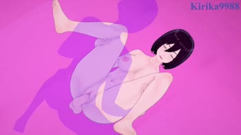 Secret Room Seduction: Mikasa Ackerman's Hardcore Attack on Titan Threesome