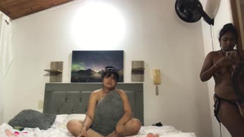 Hotandmarck's Petite Latina Mistress Teases to Climax