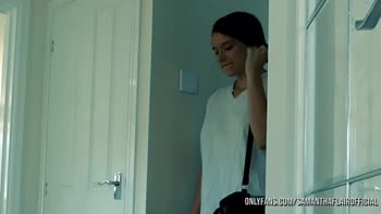 Samantha Flair's Secret Peep Show - Stepdaughter Spies on Stepmom's Rendezvous