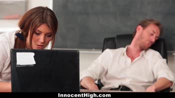 INNOCENT HIGH - Sexy Teen (18+) Fucked In Detention