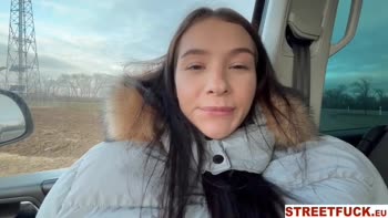 Candi Licious & Kristy Black Street-Fucked by Marcello Bravo in Public Czech Streets