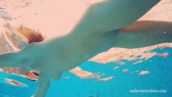 Blonde Teen (18+)'s Underwater Bikini Show