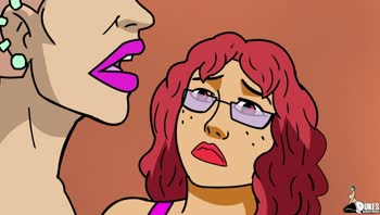 Milf Stripper's Cartoon Chaos: Tattooed Prowess and BBC
