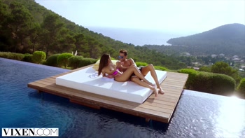 VIXEN - Exhibitionist couple can't keep their hands off of each other