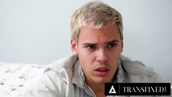 Lola Morena's Transfixing Thirst: Straight Stepson Craves Shemale's Big Boobs