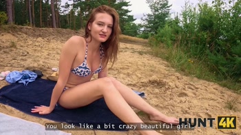 HUNT4K. He spotted the Couple at a Nudist beach and joined them
