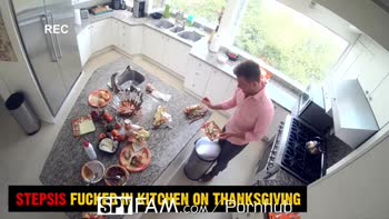 Van Wylde's Big Cock Delivers Thanksgiving Surprise to Step Sis Kiara Cole