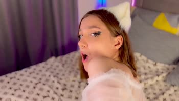 Satanicabstract's Sweet Cat Girl POV - Tiny Tits, Fingers & Cock