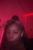 Bubbllia Teases His Hung Ebony Cock to Loud Moans