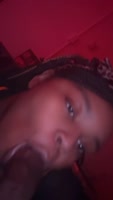 Bubbllia Teases His Hung Ebony Cock to Loud Moans
