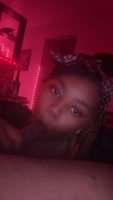 Bubbllia Teases His Hung Ebony Cock to Loud Moans