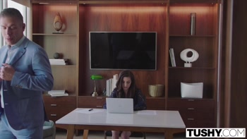TUSHY Anal-obsessed Spencer Can't Resist Seducing Her Boss