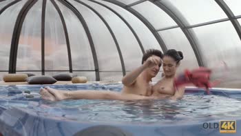 Conny Dachs Sizzles as Young Euro Beauty with Old Lover