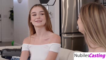 Nade Nasty & Molly Little's Steamy Threesome Casting Couch Debacle
