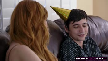 Lauren Phillips Seduces Stepson Ricky Spanish into a NYE Orgy of Blows, Cum Shots, and Orgasms