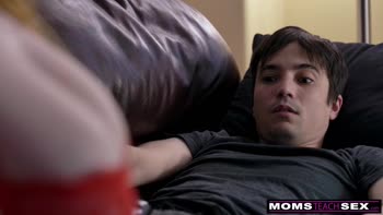 Lauren Phillips Seduces Stepson Ricky Spanish into a NYE Orgy of Blows, Cum Shots, and Orgasms