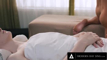 Hime Marie's Naughty Massage Rendezvous with Codey Steele & Nathan Bronson