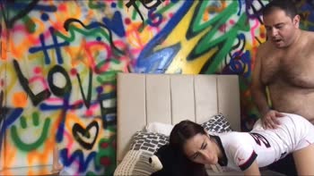 GiaMartin Seduces Stranger in Amateur Doggy Style Threesome