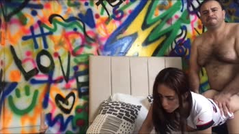 GiaMartin Seduces Stranger in Amateur Doggy Style Threesome