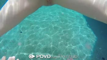 POVD - Jenna Reid gives Underwater Blowjob in POV