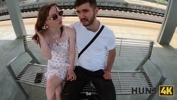 HUNT4K. Mouth full of cum