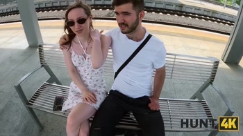 HUNT4K. Mouth full of cum