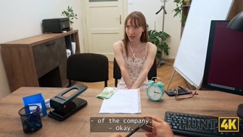 HUNT4K. Mouth full of cum