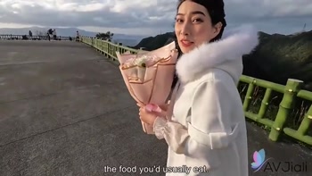 Sultry Brunette Jiaxin's POV Date: Steamy Blowjob & Cumshot