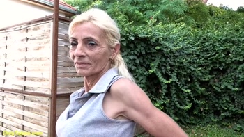 Skinny Grandma Show All Her Holes