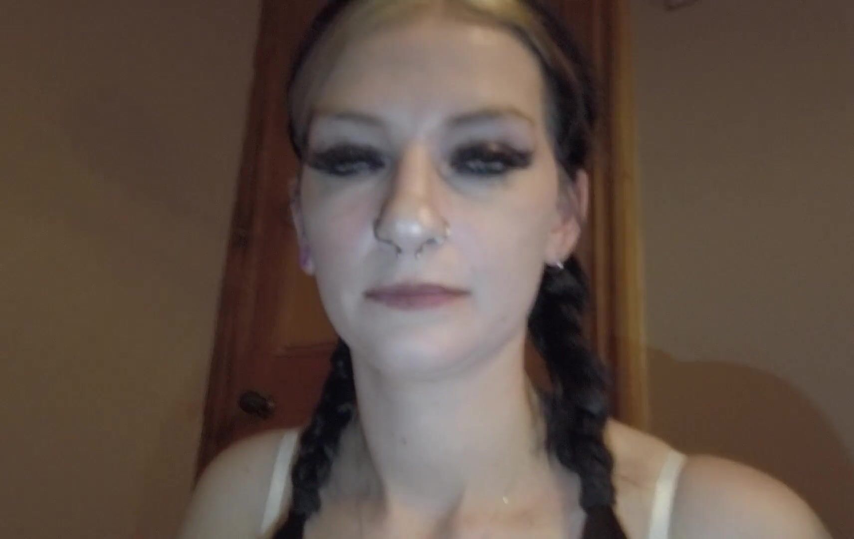 Best Blowjob EVER 7 Stunning Eyes Ponytails POV Swallow Cum