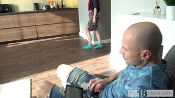 Light Fairy Catches Boyfriend Off Guard, Returns Blowjob Favour