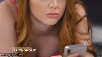 Lauren Phillips Teaches Virgin Redhead Step-MILF Arietta Adams the Art of Lesbiang